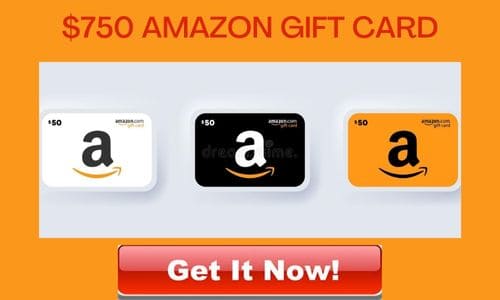 750 Amazon Gift Card