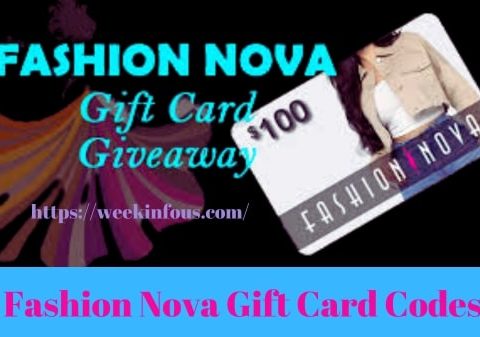 Free Fashion Nova Gift Card Codes