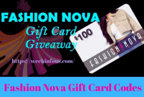 Free Fashion Nova Gift Card Codes